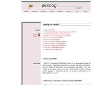 Tablet Screenshot of interphil.polylog.org