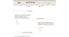 Desktop Screenshot of link.polylog.org