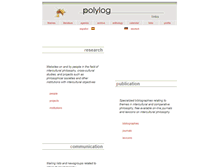 Tablet Screenshot of link.polylog.org